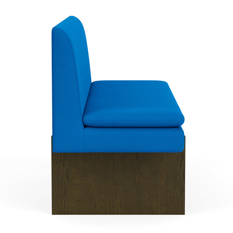 Mark Cobalt Blue Weave / Dark Walnut