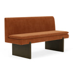 Moss Rust Fabric / Dark Walnut