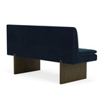 Lux Navy Velvet / Dark Walnut