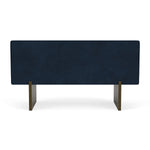 Lux Navy Velvet / Dark Walnut