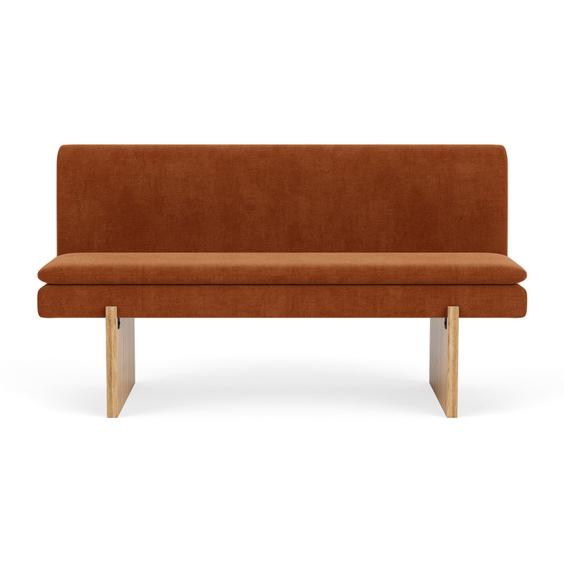 Moss Rust Fabric / Oak