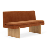 Moss Rust Fabric / Oak
