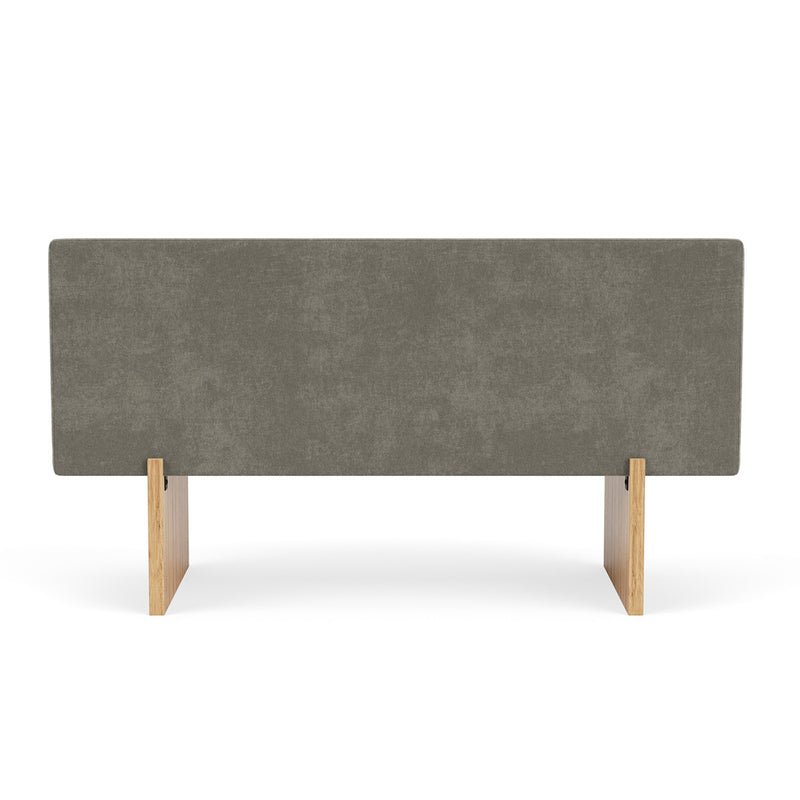 Planet Grey Green Fabric / Oak