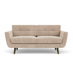 Danny Cream Textured Weave / Dark Walnut