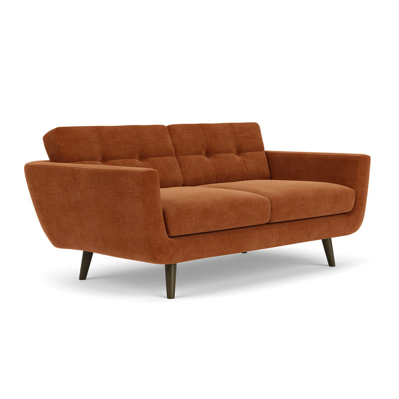 Moss Rust Fabric / Dark Walnut