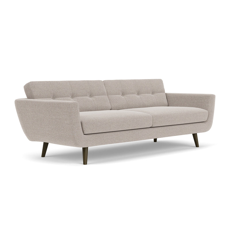 Agnes Brown Textured Weave / Dark Walnut