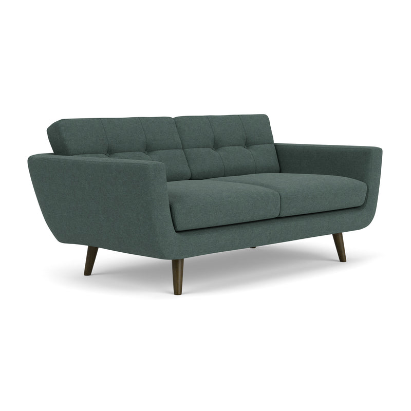 Form Blue Grey Fabric / Dark Walnut
