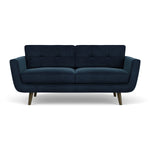Lux Navy Velvet / Dark Walnut