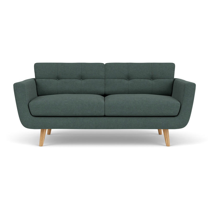 Form Blue Grey Fabric / Oak