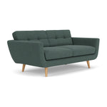 Form Blue Grey Fabric / Oak
