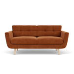 Moss Rust Fabric / Oak