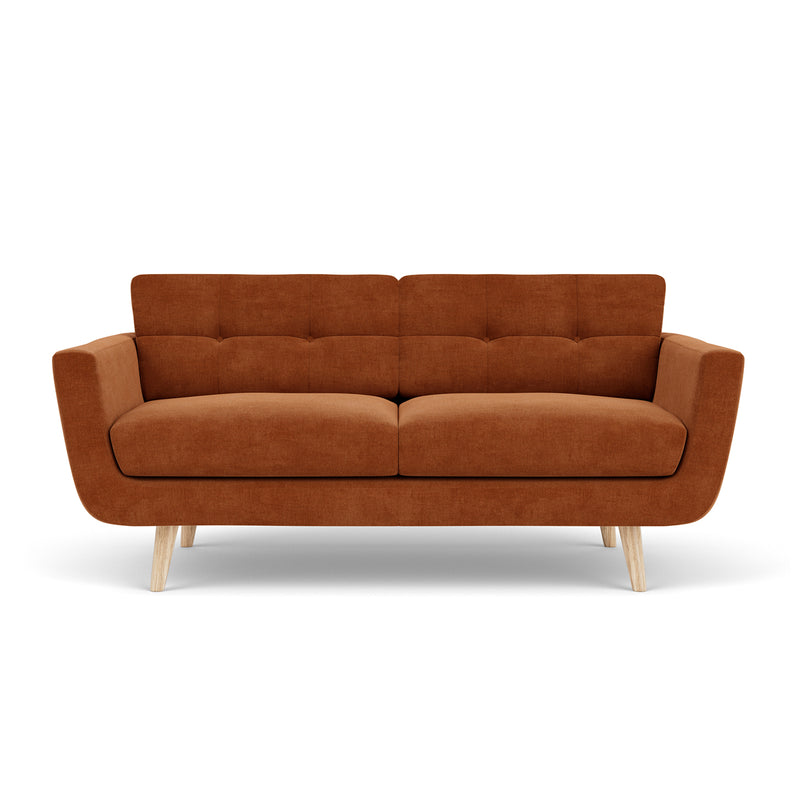 Moss Rust Fabric / Oak