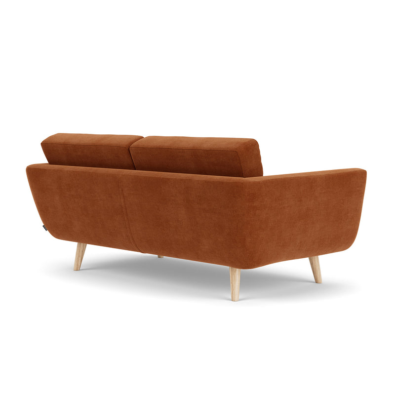 Moss Rust Fabric / Oak