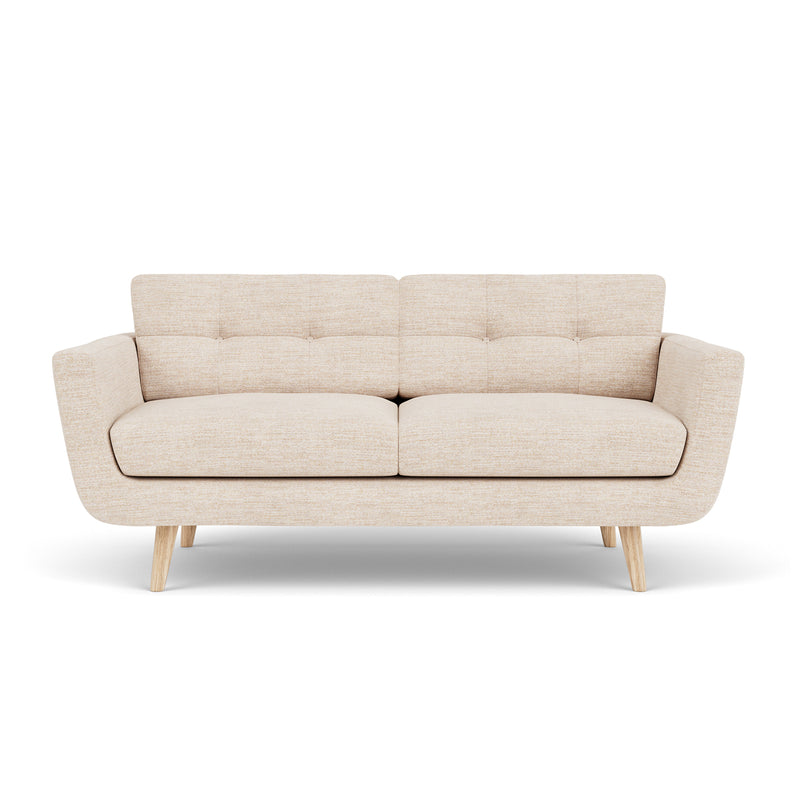 Vega Cream Textured Weave / Oak