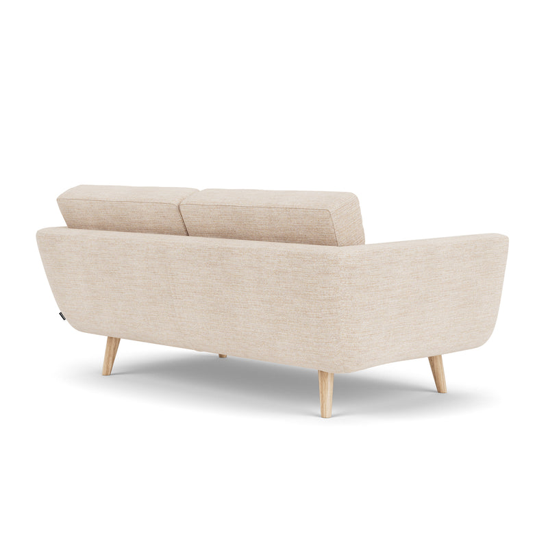 Vega Cream Textured Weave / Oak