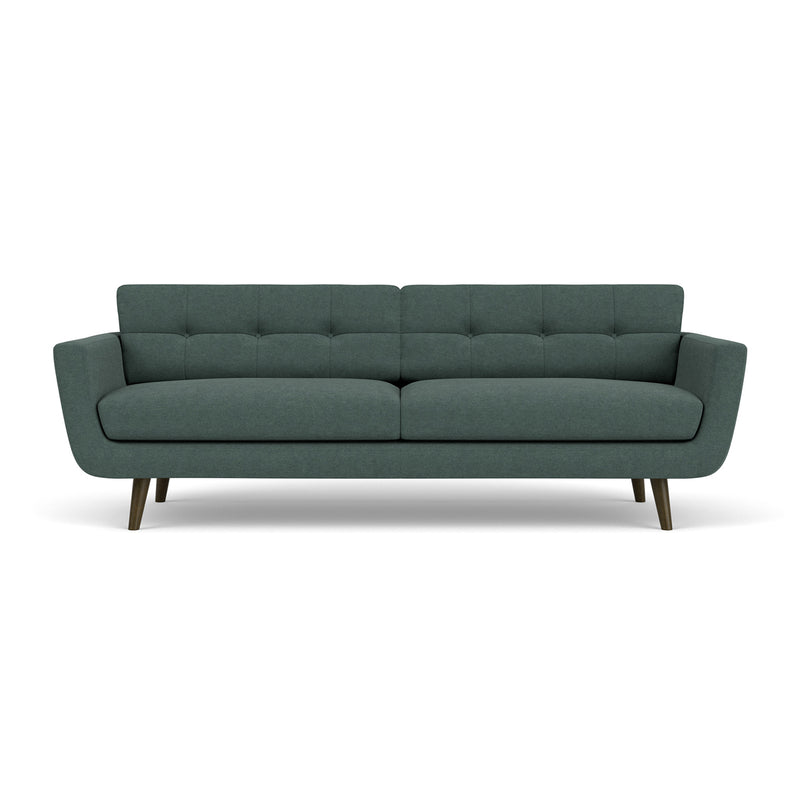 Form Blue Grey Fabric / Dark Walnut