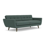 Form Blue Grey Fabric / Dark Walnut