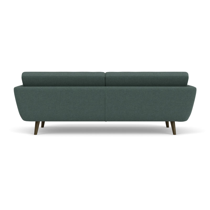 Form Blue Grey Fabric / Dark Walnut