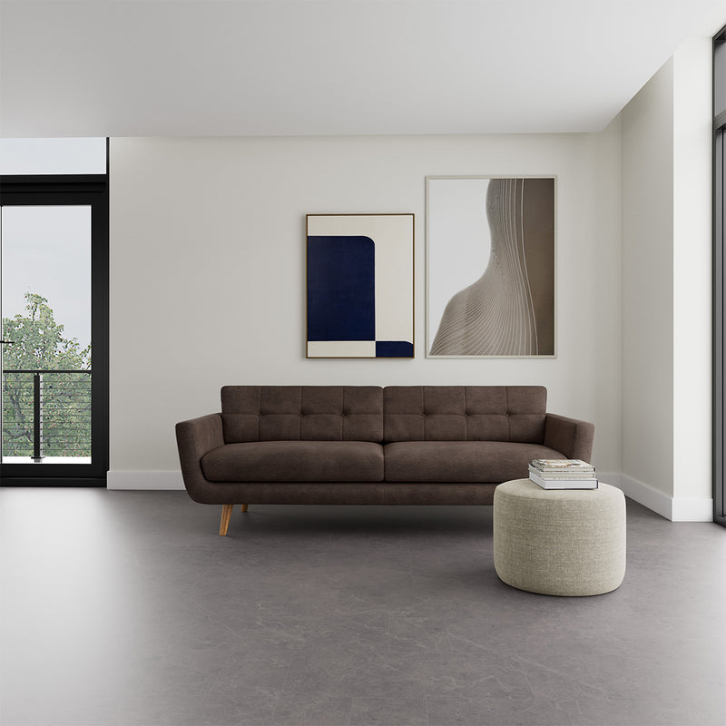 Aulla Cacao Textured Weave / Oak