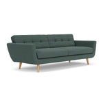Form Blue Grey Fabric / Oak