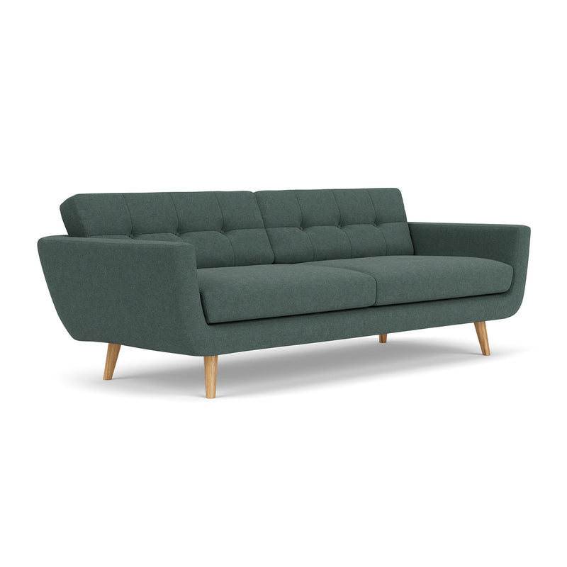 Form Blue Grey Fabric / Oak