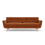 Moss Rust Fabric / Oak