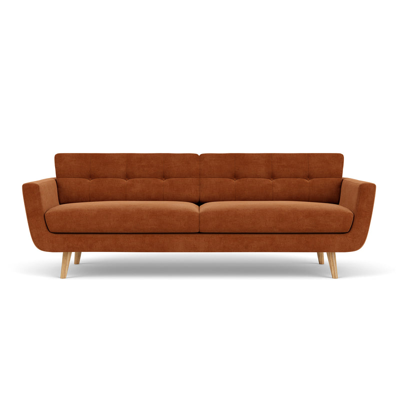 Moss Rust Fabric / Oak