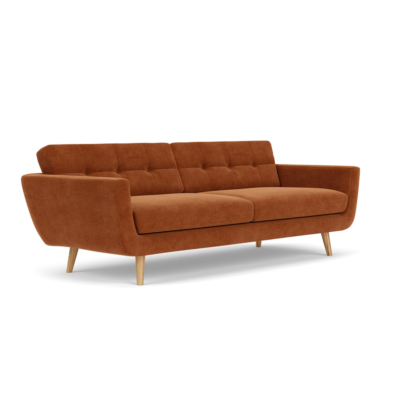Moss Rust Fabric / Oak