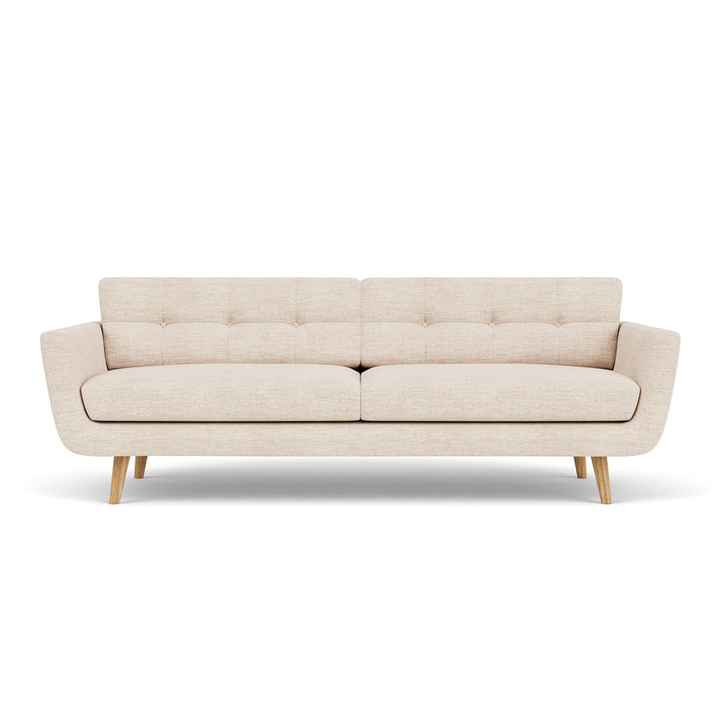 Vega Cream Textured Weave / Oak