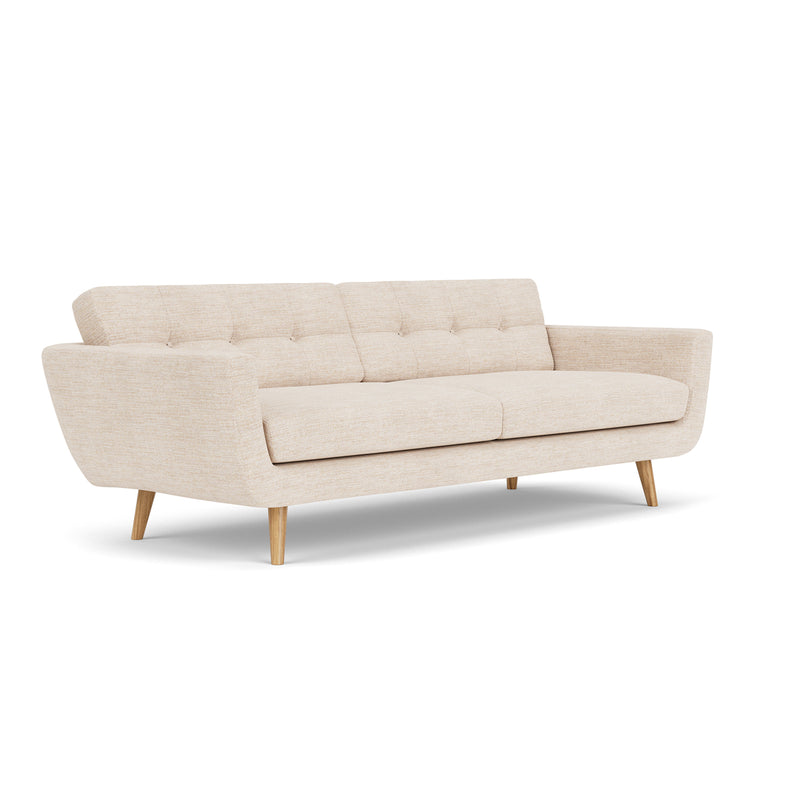 Vega Cream Textured Weave / Oak