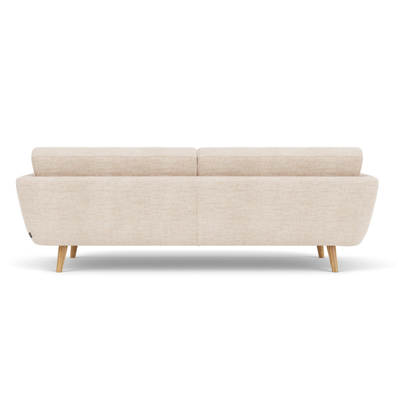 Vega Cream Textured Weave / Oak