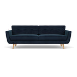Lux Navy Velvet / Oak