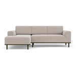 Agnes Brown Textured Weave / Dark Walnut