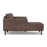Aulla Cacao Textured Weave / Dark Walnut
