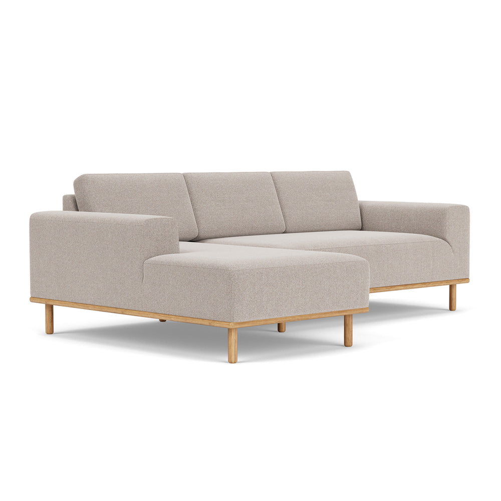 Agnes Brown Textured Weave / Oak