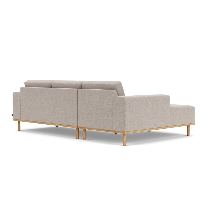 Agnes Brown Textured Weave / Oak