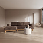 Aulla Cacao Textured Weave / Oak