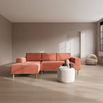Danny Dusty Rose Textured Weave / Oak