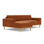 Moss Rust Fabric / Oak