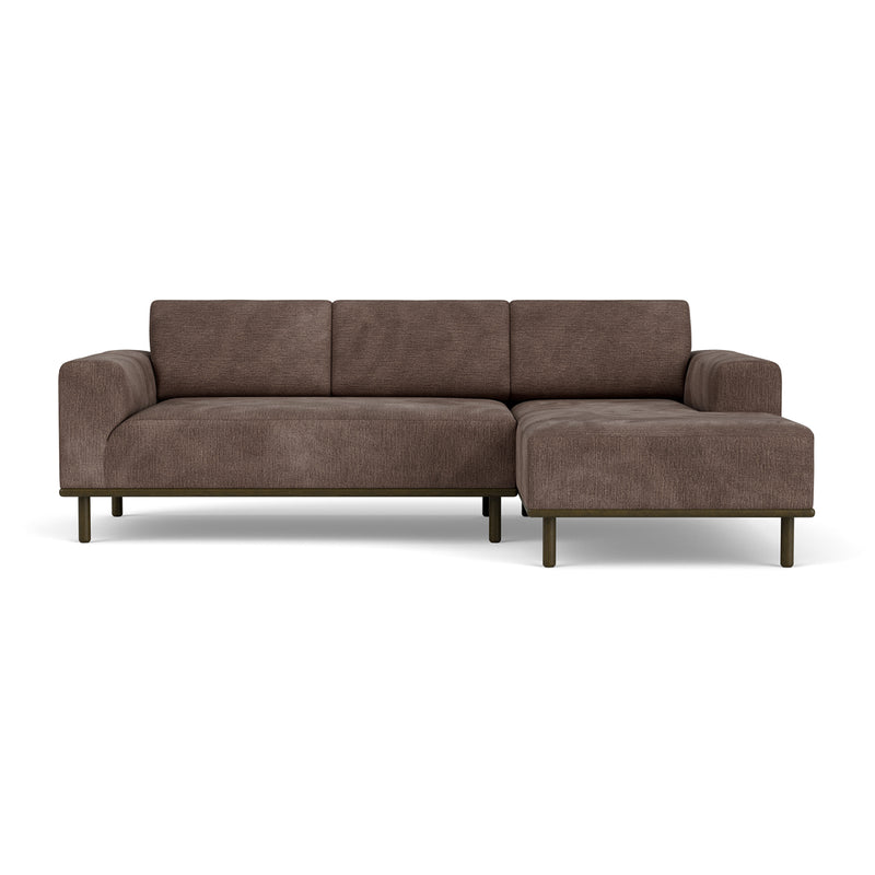 Aulla Cacao Textured Weave / Dark Walnut