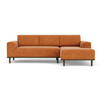 Danny Amber Textured Weave / Dark Walnut