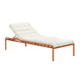 Dune Outdoor Sun Lounger - Terracotta / Sand Weave
