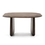 Pirita Side Table - Dark Brown / Oak