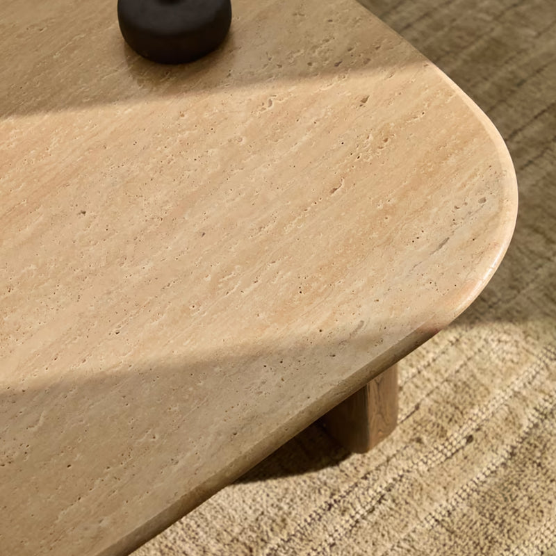 Dark Brown / Travertine