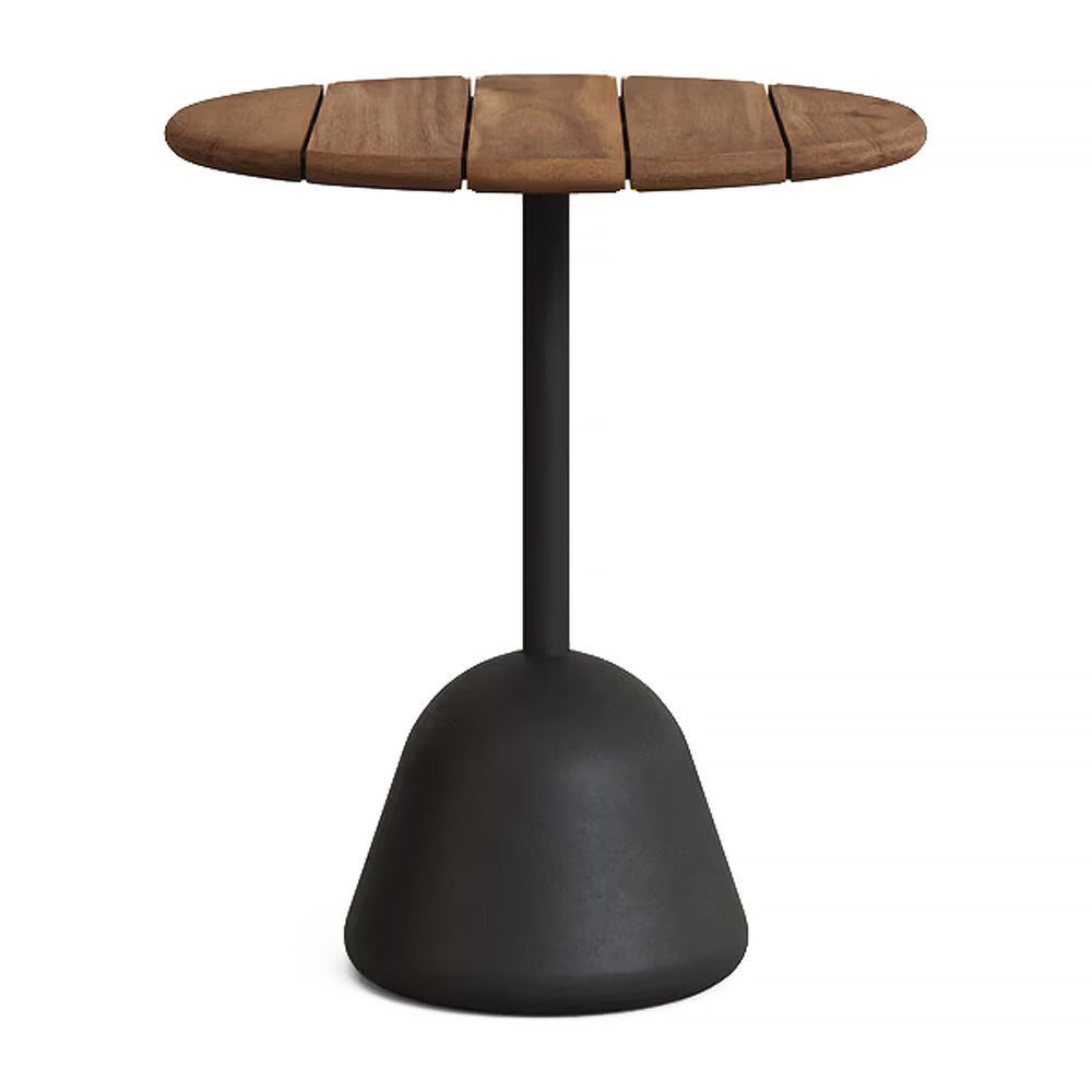 Saura Round Outdoor Dining Table (Black, 70cm)
