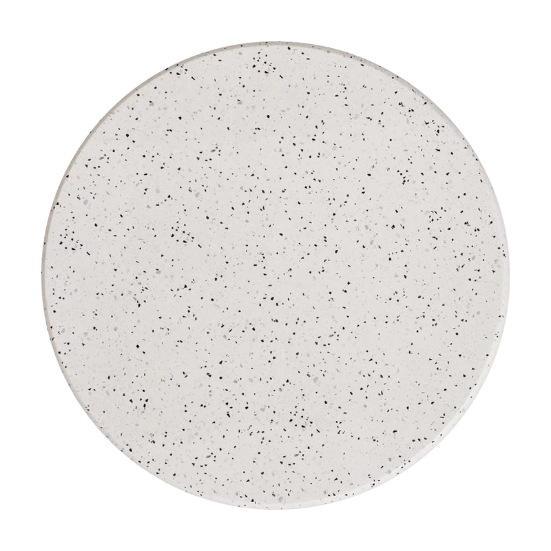 Saura Round Outdoor Dining Table (White, 70cm)
