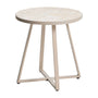 Tella Outdoor Round Side Table - Beige / 45cm