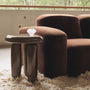 Isola Side Table - Chocolate