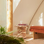 Azzurra Side Table - Tiger Onyx Finish