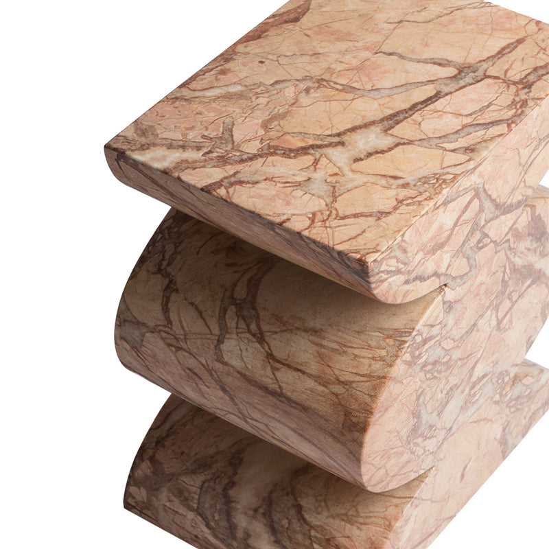 Aztec Side Table (Marble Finish)